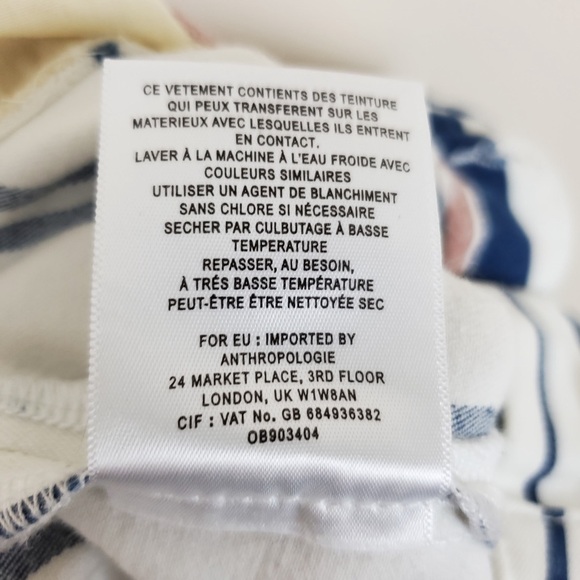 Anthropologie Capitaine Striped Wide Leg Pants - Picture 6 of 10